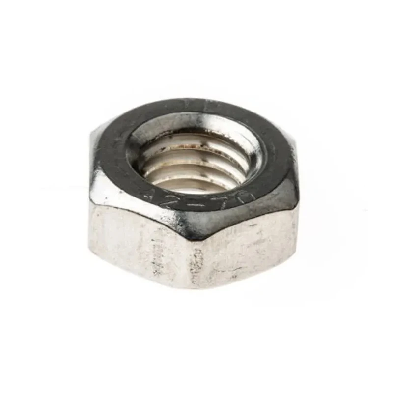 RS PRO Plain Stainless Steel Locknut M30, DIN 934 Standard, Full Type, 46 mm Width, 24 mm Height 193-3480