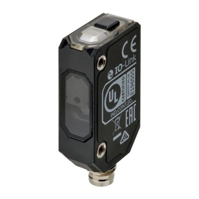 Omron Diffuse Photoelectric Sensor Compact IP67/IP69K 50 mm to 1.5 m NPN M8 Connector E3AS-F1500IPN M3
