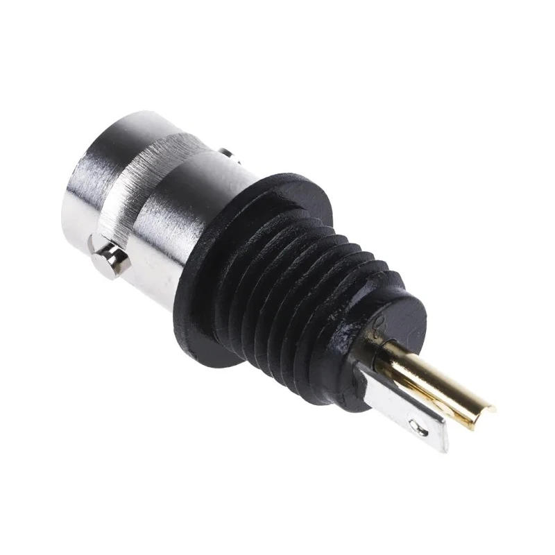 Telegartner BNC Series Coaxial Connector Panel Mount Female BNC, 50 Ω, Straight Body Solder J01001D0043