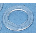 Telegartner Coaxial Connector Accessory Insulating Washer, Transparent, PTFE, CuZn39Pb3, Polyethylene, Silicone B00031D1275