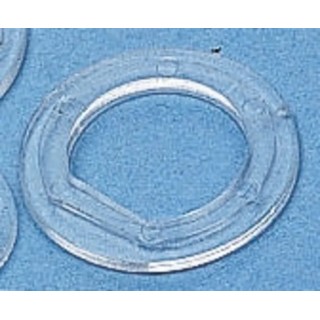Telegartner Coaxial Connector Accessory Insulating Washer, Transparent, PTFE, CuZn39Pb3, Polyethylene, Silicone B00031D1275