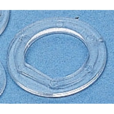 Telegartner Coaxial Connector Accessory Insulating Washer, Transparent, PTFE, CuZn39Pb3, Polyethylene, Silicone B00031D1275