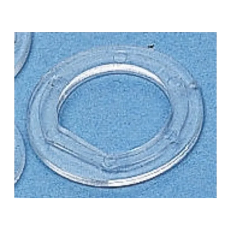Telegartner Coaxial Connector Accessory Insulating Washer, Transparent, PTFE, CuZn39Pb3, Polyethylene, Silicone B00031D1275
