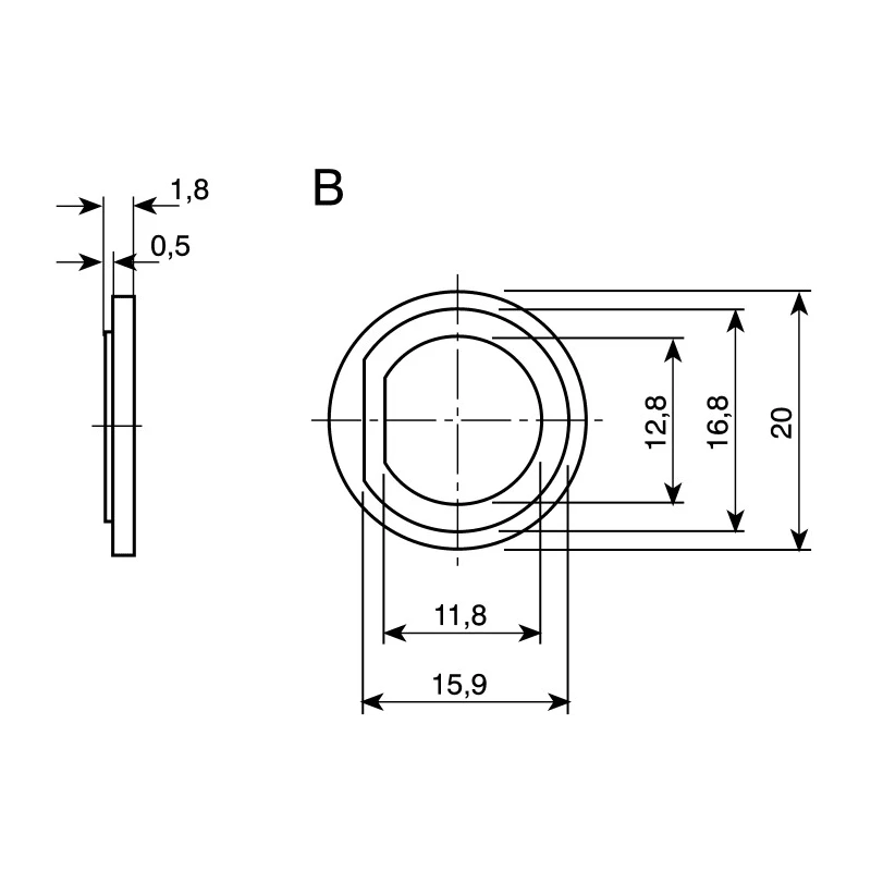 Telegartner Coaxial Connector Accessory Insulating Washer, Transparent, PTFE, CuZn39Pb3, Polyethylene, Silicone B00031D1275