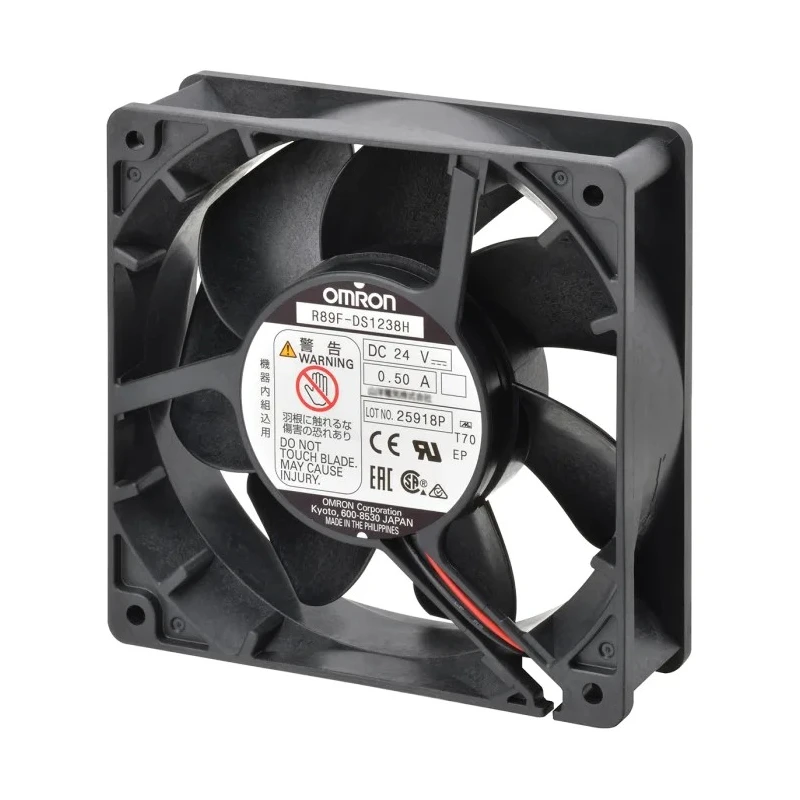 Omron R89F-DS1238H Axial Fan 24V DC, 3.88 m³/min, 12 W, 500 mA, 120x120x38mm