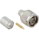 Amphenol RF N-Type Coaxial Connector, Cable Mount, Male, Straight, 50 Ω, RG214/U, Crimp, 11 GHz, 172166