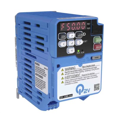 Omron Inverter Drive 750 W 1 Phase Vector Control 240V IP20 Wall Mount Q2V-AB004-AAA