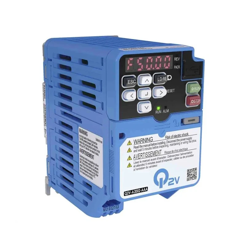 Omron Inverter Drive 750 W 1 Phase Vector Control 240V IP20 Wall Mount Q2V-AB004-AAA