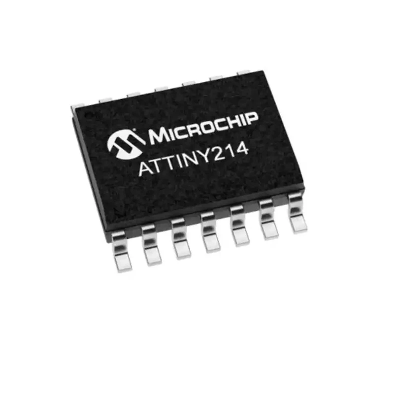 Microchip 8-bit AVR Microcontroller ATTINY214 2kB Flash 14-Pin SOIC 20MHz