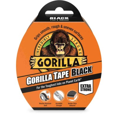 Gorilla Glue Europe Ltd Gorilla Tape Black Polyethylene Cloth Duct Tape 3044000