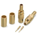 Wurth Elektronik WR-MMCX Series Coaxial Connector, Cable Mount, Male MCX, 50 Ω, Straight Crimp 66046011210320