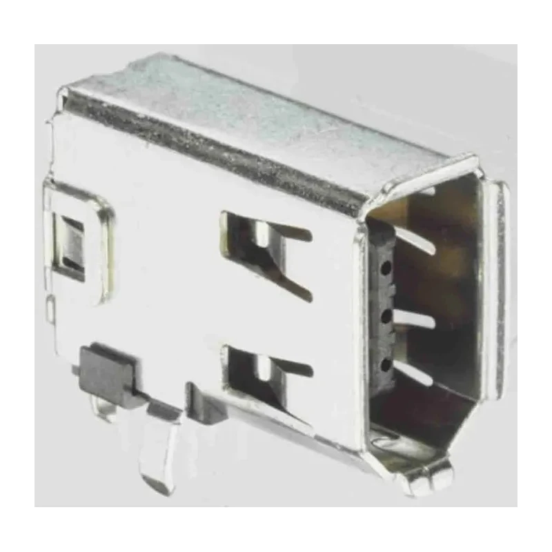 Molex 6-Way Right Angle Through Hole Female Firewire Connector, 1.5A, 125Vrms, Brass, Gold/Tin Plated, 53460-0639