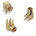 Wurth Elektronik WR-MMCX Coaxial Connector MCX Female 50 Ohm Right Angle Through Hole Solder 66011002111501