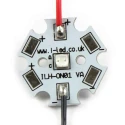 Intelligent LED Solutions OSLON Square 1+ PowerStar LED Array, 1-LED, White, 5000K, 1.8A, 3.2V ILH-OG01-WH80-SC221-WIR200.