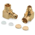 Wurth Elektronik WR-MMCX Series Coaxial Connector Male MCX, 50 Ohm, RG405 Cable, Right Angle Solder 66039011210820