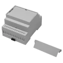 RS PRO Solid Top DIN Rail Enclosure Kit Polycarbonate 58mm x 71.2mm x 90mm IP20 CNMB/RSP Series 194-7588
