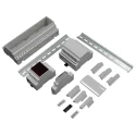 RS PRO Solid Top DIN Rail Enclosure Kit Polycarbonate 58mm x 71.2mm x 90mm IP20 CNMB/RSP Series 194-7588