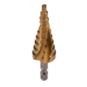 Makita High-Speed Steel Step Drill Bit, 4 to 20 mm, Hex Shank, Tin Coated D-40185