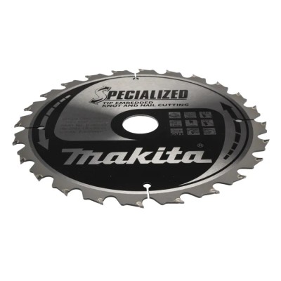 Makita Circular Saw Blade Tungsten Carbide 24 Teeth for Wood 210 mm Diameter 30 mm Arbor B-09438