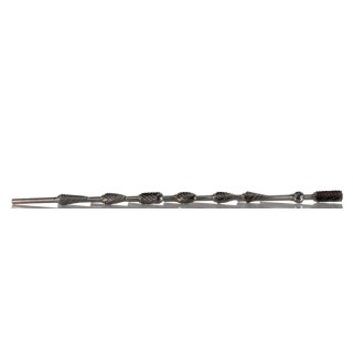 RS PRO Burr Set Tungsten Carbide, 8 Piece, 1/4 Inch Head 194-7995