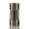 Huco Flexible Bellows Coupler, Aluminium Hub, Electrodeposited Nickel, 6.35 mm OD, 14 mm Length, Screw Style, 321.07.1414