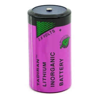 Tadiran Lithium Thionyl Chloride D Battery 3.6V 19Ah Standard Terminals SL-2880/S