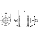 Huco Friction Clutch 8mm Bore, 53 Ncm Torque, In-Line Mount, 1000rpm, Varitork Series 271.25.28