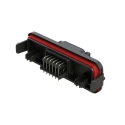 Amphenol Industrial ATM13 Automotive Connector Male Black PCB 12 Way Solder Termination ATM13-12PB-R008
