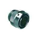 Amphenol Industrial Circular Connector, 20 Contacts, Female Socket, Cable Mount, IP67/IP69K, Bayonet, Zinc Alloy AHDM06