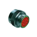 Amphenol Industrial Circular Connector, 20 Contacts, Female Socket, Cable Mount, IP67/IP69K, Bayonet, Zinc Alloy AHDM06