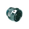 Amphenol Industrial Circular Connector 14 Contacts, Cable Mount, Socket, Female, IP67, IP69K, Bayonet, Zinc Alloy AHDM06