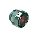Amphenol Industrial Circular Connector 18 Contacts Plug Male Cable IP67 IP69K 250V 13–60A Bayonet Zinc Alloy AHDM06