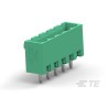 TE Connectivity Buchanan Series Pluggable Terminal Block, 2 Contacts, 5 mm Pitch, 16A, Brass, Green, 1 Row 2351885-2