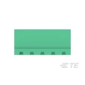 TE Connectivity Buchanan Series Pluggable Terminal Block, 2 Contacts, 5mm Pitch, 1 Row, Brass, Right Angle, 2350513-2
