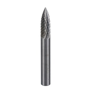 Dormer P813 Series Tree Burr, 6 mm Head Diameter, Solid Carbide, Double-Cut, 50 mm Length P8136.0X6.0