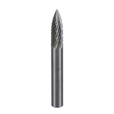 Dormer P813 Series Tree Burr, 6 mm Head Diameter, Solid Carbide, Double-Cut, 50 mm Length P8136.0X6.0