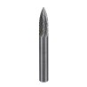 Dormer P813 Series Tree Burr, 6 mm Head Diameter, Solid Carbide, Double-Cut, 50 mm Length P8136.0X6.0