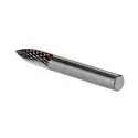 Dormer P813 Series Tree Burr, 6 mm Head Diameter, Solid Carbide, Double-Cut, 50 mm Length P8136.0X6.0