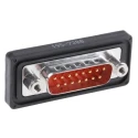 FCT from Molex FWD 15 Way Straight Panel Mount D-Sub Connector Male FWDF15P / 1731100022, IP67, 1200V, 5A