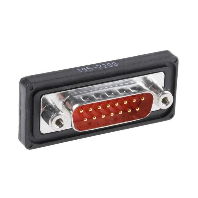 FCT from Molex FWD 15 Way Straight Panel Mount D-Sub Connector Male FWDF15P / 1731100022, IP67, 1200V, 5A
