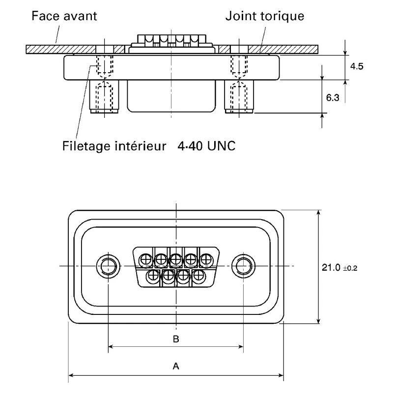 FCT from Molex FWD 15 Way Straight Panel Mount D-Sub Connector Male FWDF15P / 1731100022, IP67, 1200V, 5A