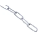 RS PRO Zinc Plated Steel Chain Link, 10 Meter, 26 mm Link Length, 45 kg Load Capacity 752-442