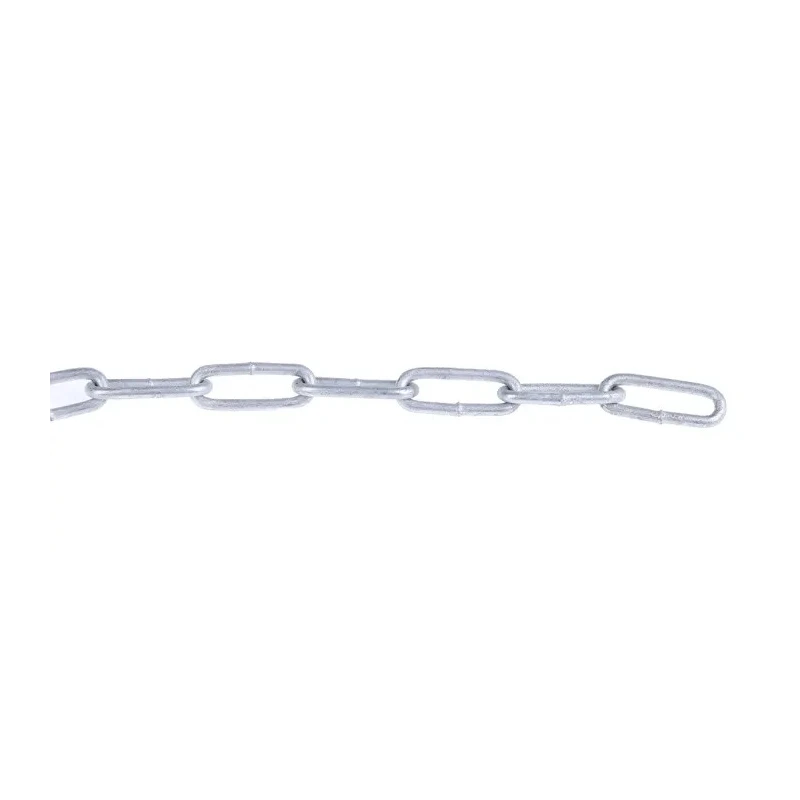 RS PRO Zinc Plated Steel Chain Link, 10 Meter, 26 mm Link Length, 45 kg Load Capacity 752-442