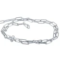 RS PRO Zinc Plated Steel Chain Link, 10 Meter, 26 mm Link Length, 45 kg Load Capacity 752-442