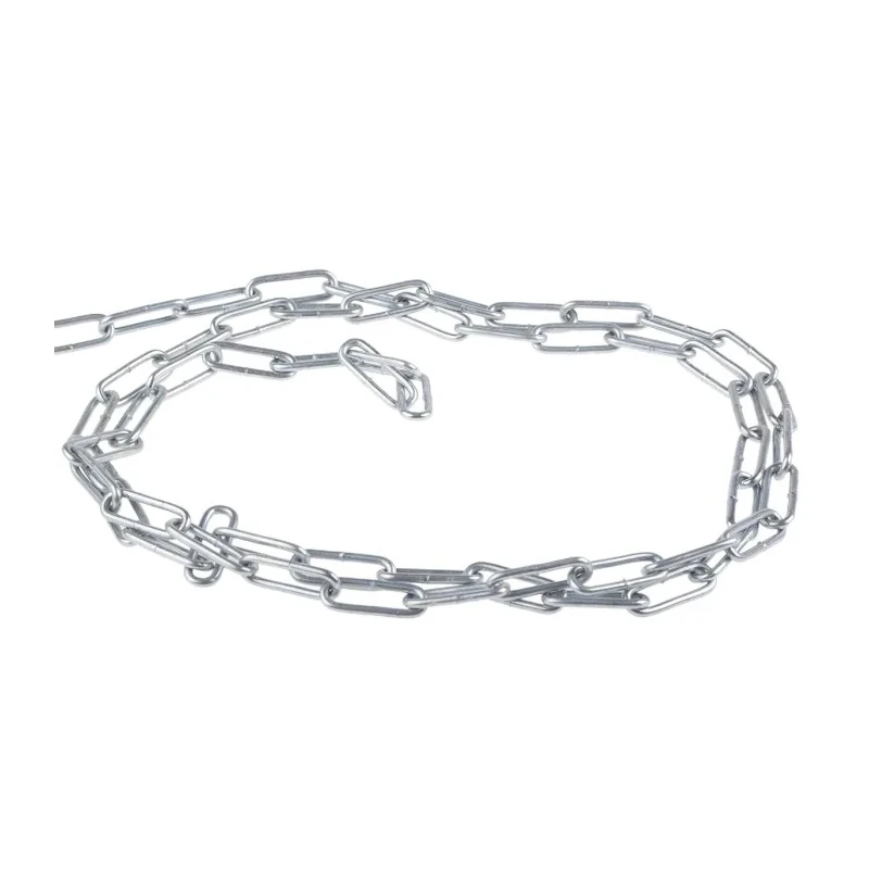 RS PRO Zinc Plated Steel Chain Link, 10 Meter, 26 mm Link Length, 45 kg Load Capacity 752-442