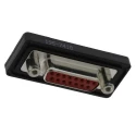 FCT from Molex 15 Way Straight D-Sub Connector, Panel Mount, Female, 7.5A, 250V, 2.84mm Pitch, Brass FWDF15S / 1731100023