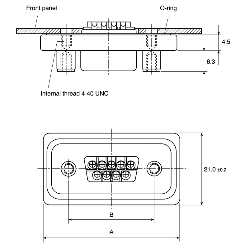 FCT from Molex 15 Way Straight D-Sub Connector, Panel Mount, Female, 7.5A, 250V, 2.84mm Pitch, Brass FWDF15S / 1731100023