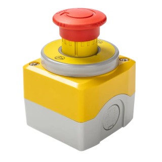 Schneider Electric Harmony Twist Release Emergency Stop Push Button, Illuminated, Surface Mount, 1 NO/2 NC XALK178W3B140G