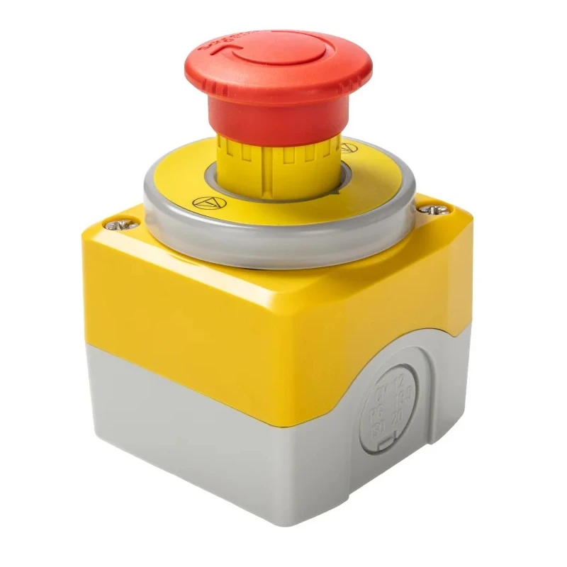 Schneider Electric Harmony Twist Release Emergency Stop Push Button, Illuminated, Surface Mount, 1 NO/2 NC XALK178W3B140G