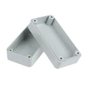 RS PRO ABS General Purpose Moulded Enclosure, IP54, Grey Lid, 100mm x 50mm x 40mm, 195-9109